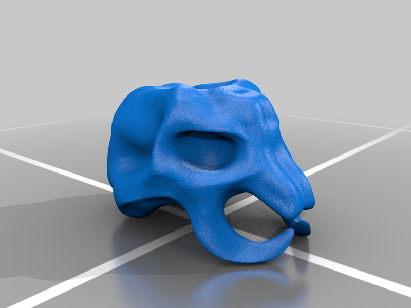 Free 3D file Alien Skull・3D printing template to download・Cults