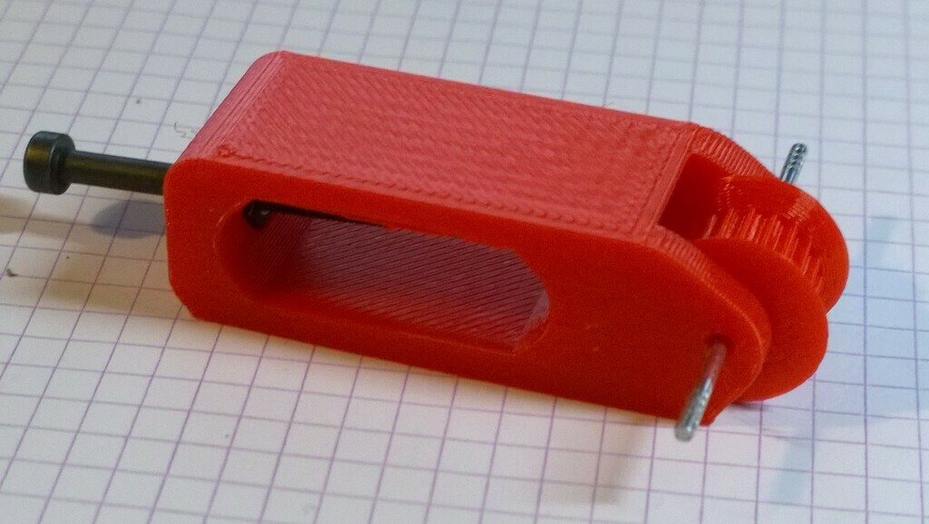 Free 3D file YAxis Belt Tensioner for Prusa I3・Model to download and