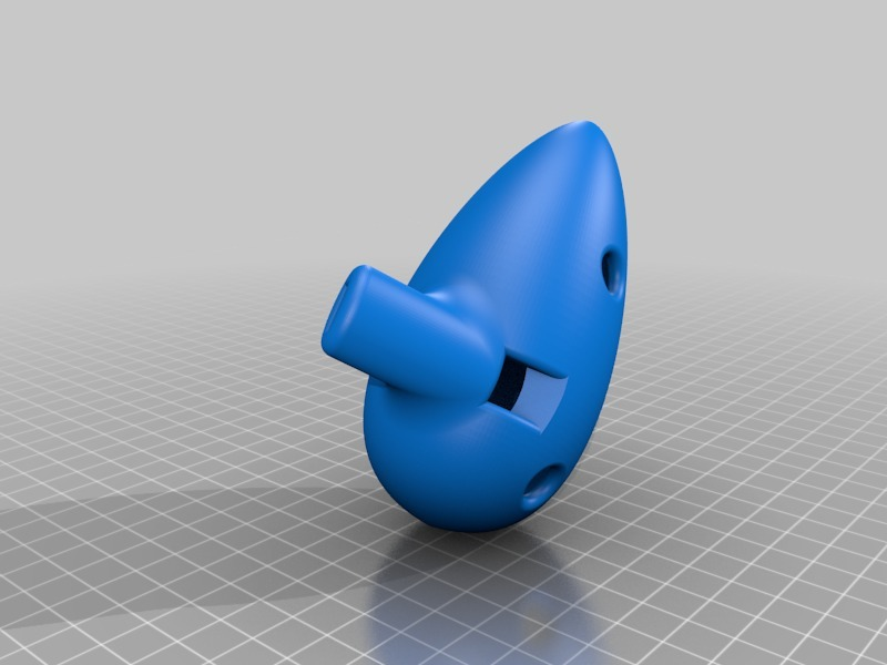 Free 3D file Ocarina 6 Holes・Template to download and 3D print・Cults