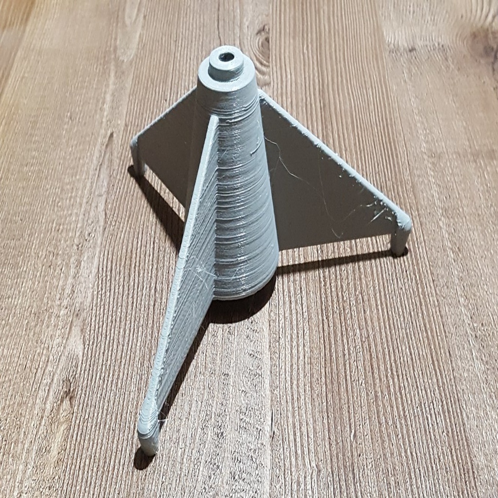 Free 3d File Christmas Tree Tripod 8mm Hole 3d Printable Model To