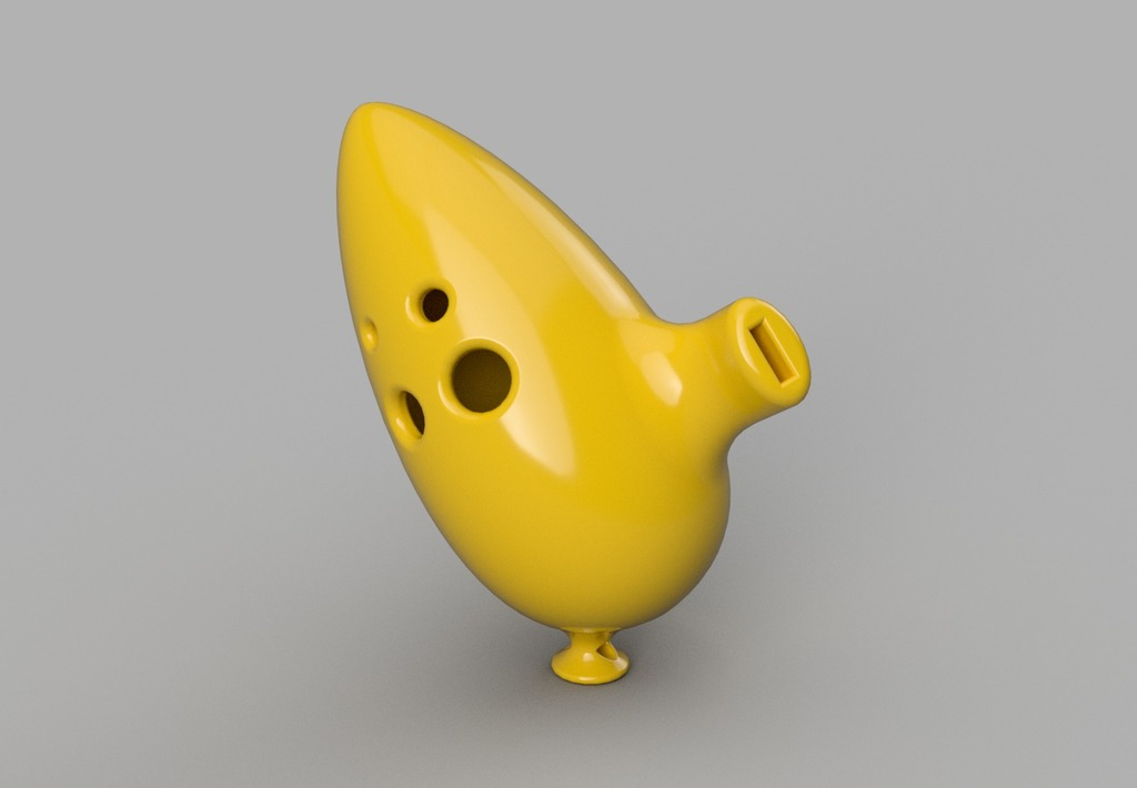 Free 3D file Ocarina 6 Holes・Template to download and 3D print・Cults