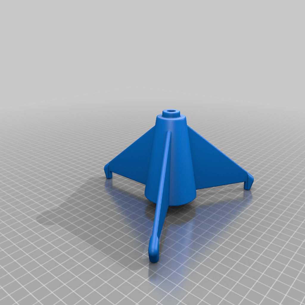 Free 3d File Christmas Tree Tripod 8mm Hole 3d Printable Model To
