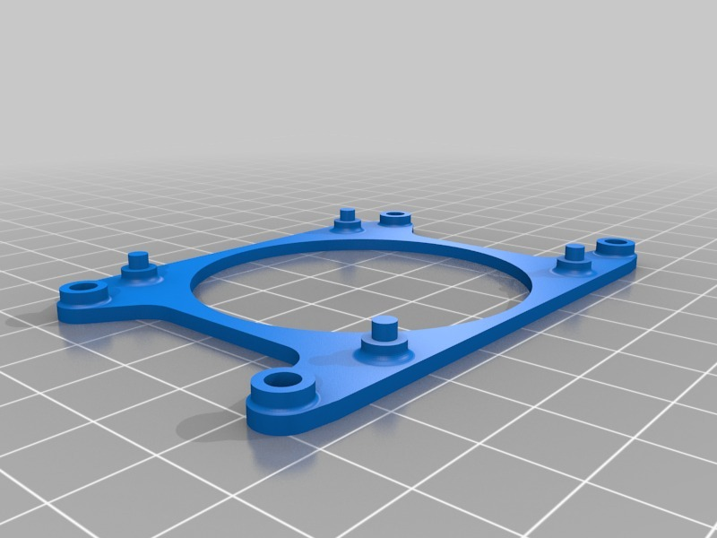 Free 3D file Gimbal Electronics Container Adapter (Or any 50x50mm PCB ...