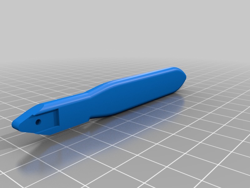 Free 3D file Scalpel blade grip (for right and left handed)・Template to