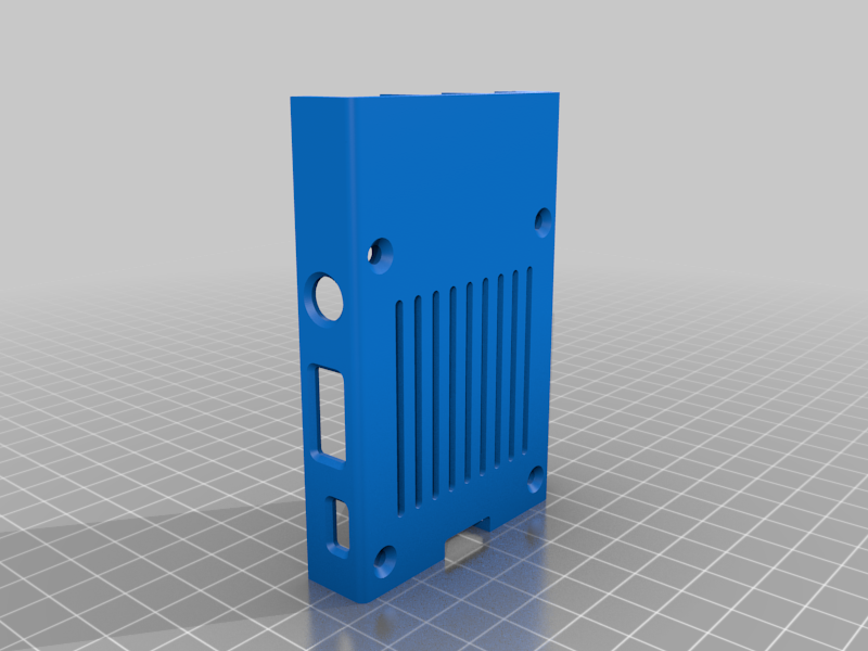 Free STL file Raspberry Pi 3 case 2 rails・3D printer model to download ...