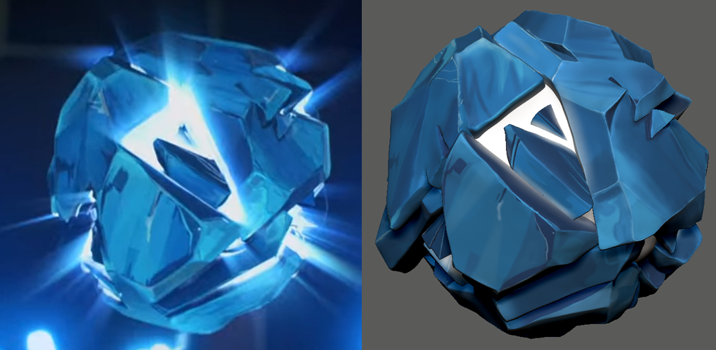 STL file Crystal Hextech Arcane STL 30mm 3D 🔮・3D print design to