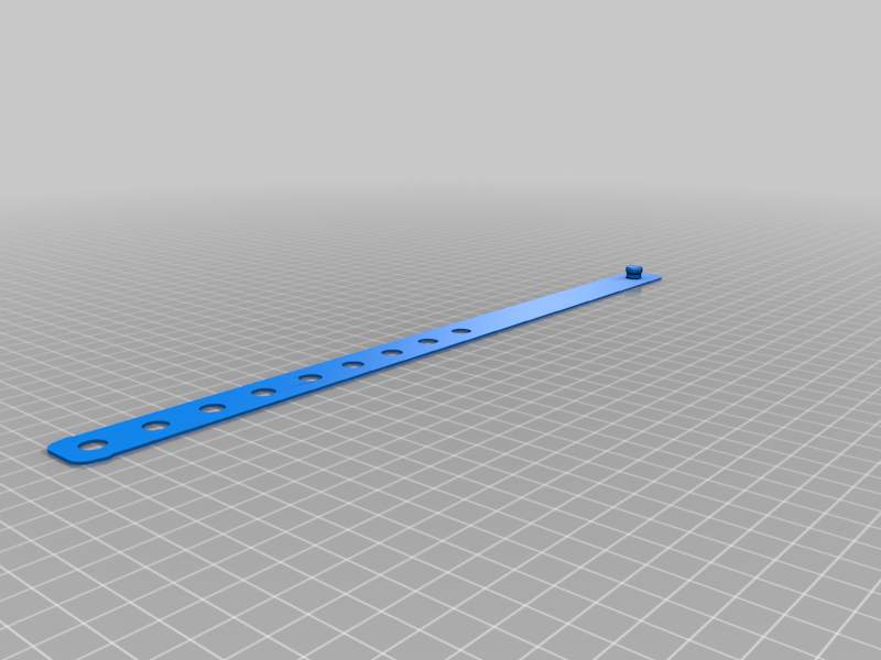 Free 3D file Strap with snap lock (320mm lenght x 20mm widht) + loop ...