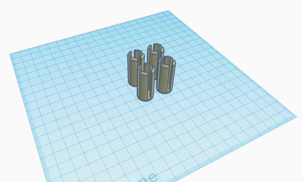 3D Printed 6 Volt Lantern battery AA adapter by Peterthinks