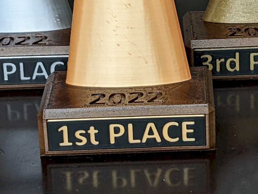 Free 3D file Pinewood Derby Trophies Customizable Plaque・Object to
