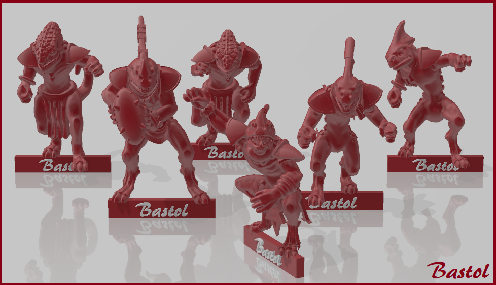 Free 3D file Blood Bowl Chameleon #5・Object to download and to 3D print ...
