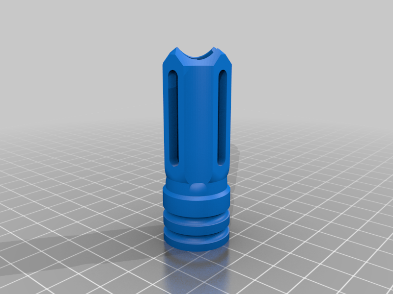 Free 3D file Gel Blaster Hop Up Flash Hider ⬆️・Model to download and 3D