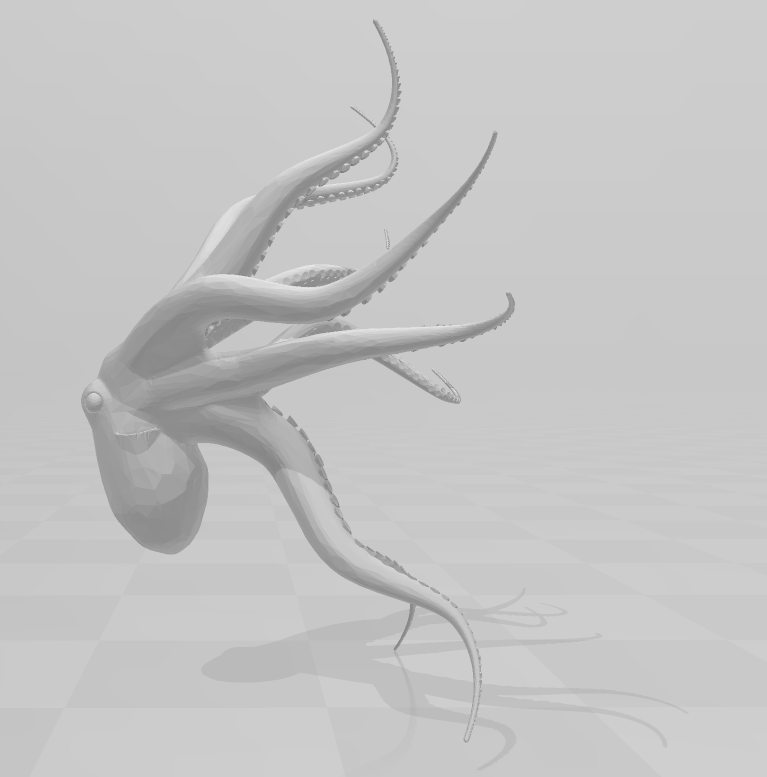 STL file Octopus 3d・Model to download and 3D print・Cults