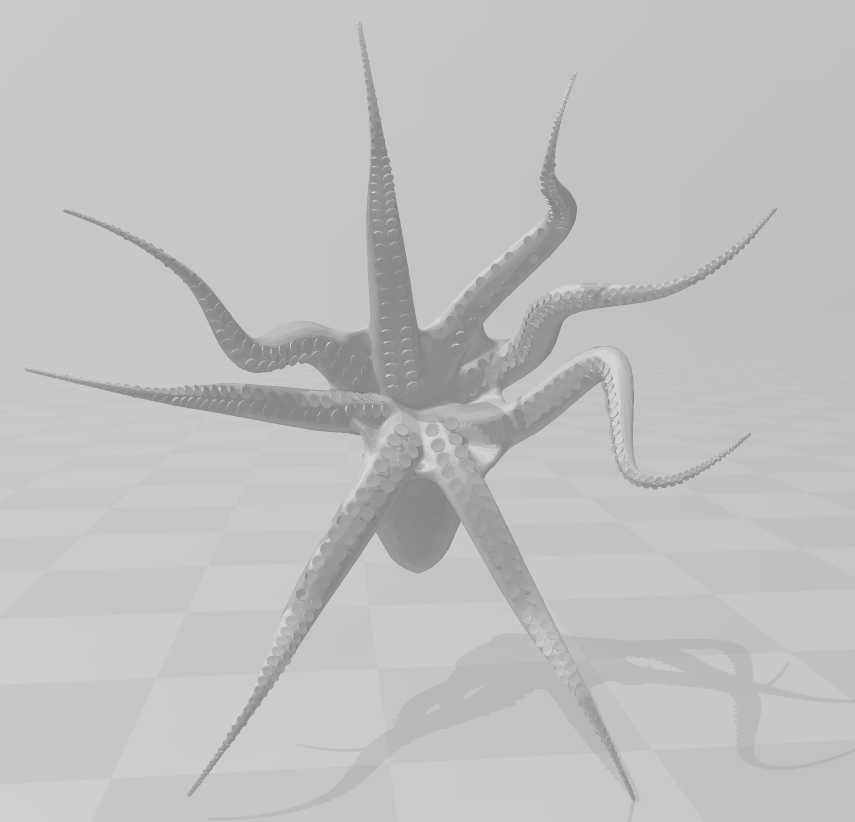 STL file Octopus 3d・Model to download and 3D print・Cults