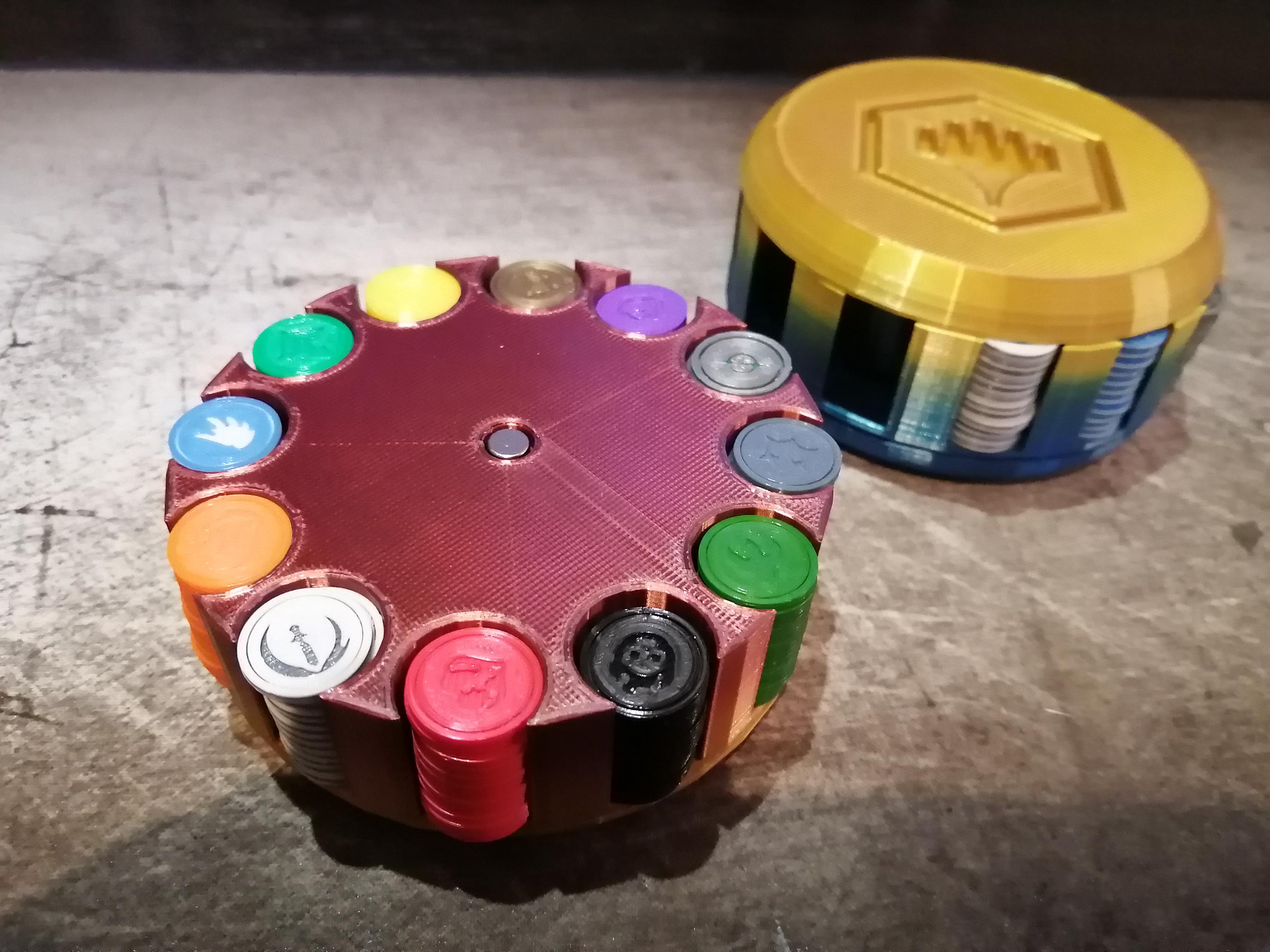 STL file Token Spinner Box MTG・3D printing model to download・Cults