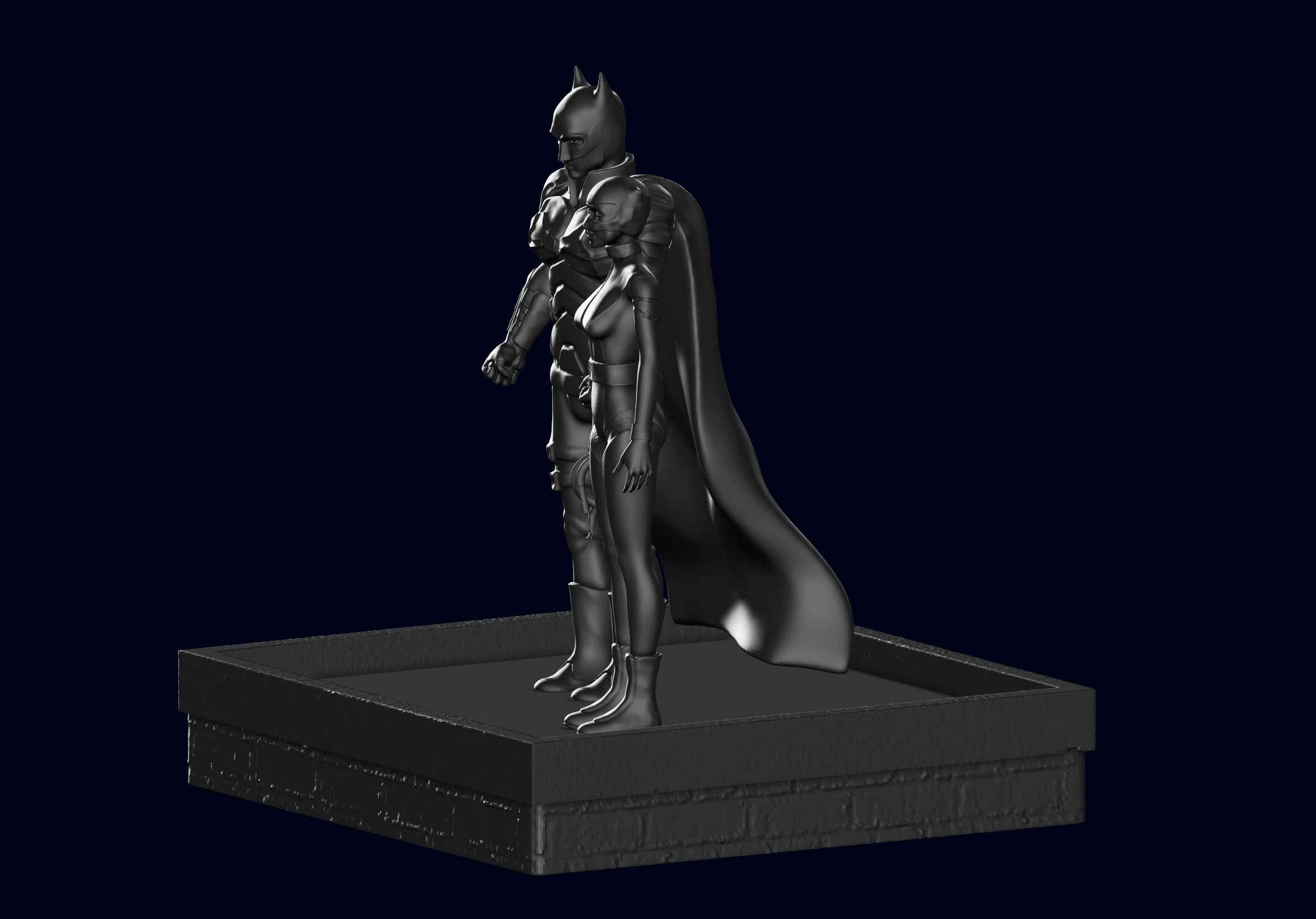 Batman Black And White Statues 2022