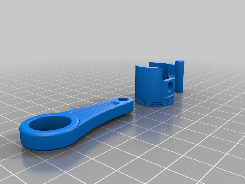 Free 3D file Piston keychain 🗝️・3D printing model to download・Cults