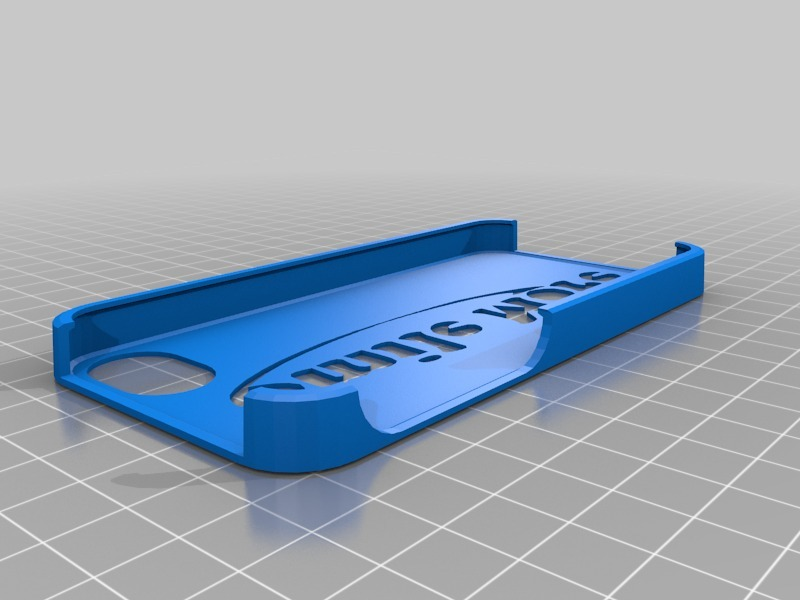 Free 3D file Smile More iPhone 5/5s case big logo・3D printer model to ...