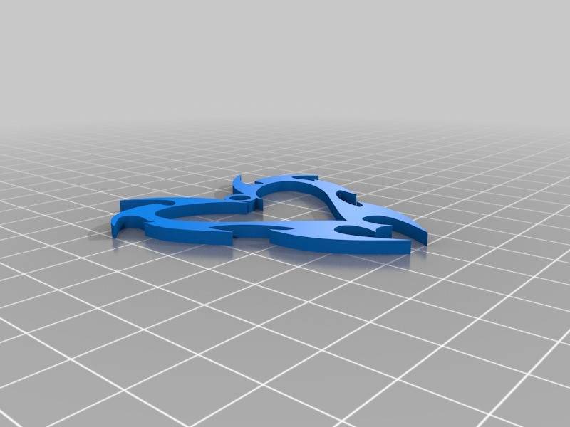 Free 3D file Tribal Heart Pendant・3D printing template to download・Cults