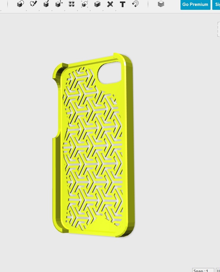 Free 3D file Iphone 5 pattern case・3D printing design to download・Cults