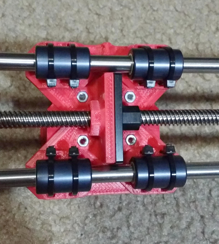 Free 3D file [v2.0] Prusa i3 Xaxis lead screw upgrade・3D printable