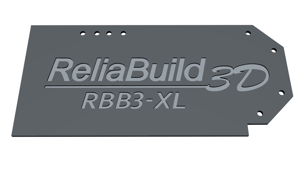 RBB3-XL Name Plate 3D model