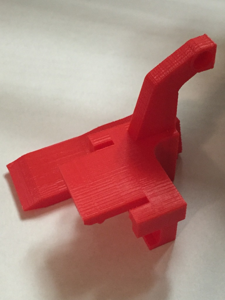 Rigidbot 2 part cooling fan duct Rev2 3D model