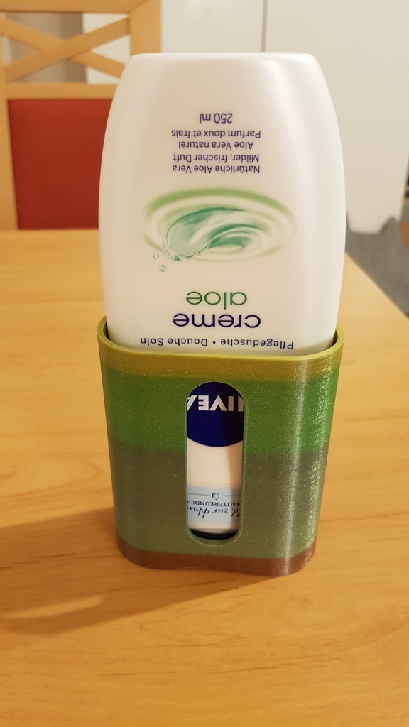 Free STL file Shower bottle holder / Duschbadhalter・3D printing model to download・Cults