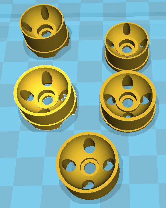 STL file Wheel rims for Mini-Z - RC Car 🛞・3D print object to download・Cults