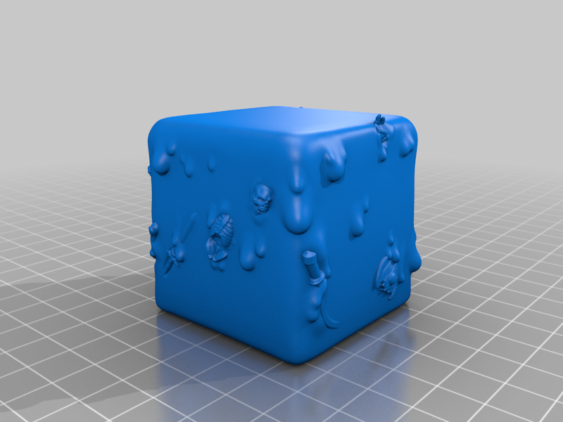Free 3D file Gelatinous Cube 👹・Template to download and 3D print・Cults