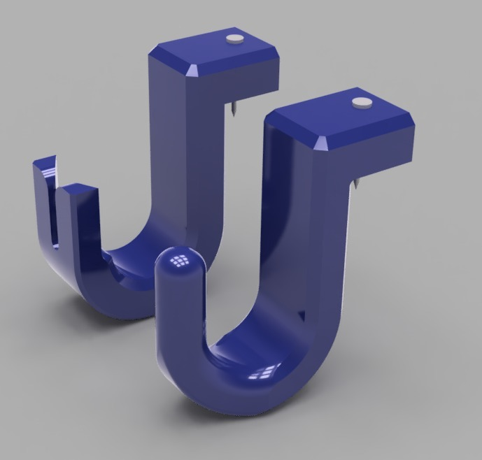 Free 3D file Bathroom Towel Drying Hook 🪝・3D printing idea to download