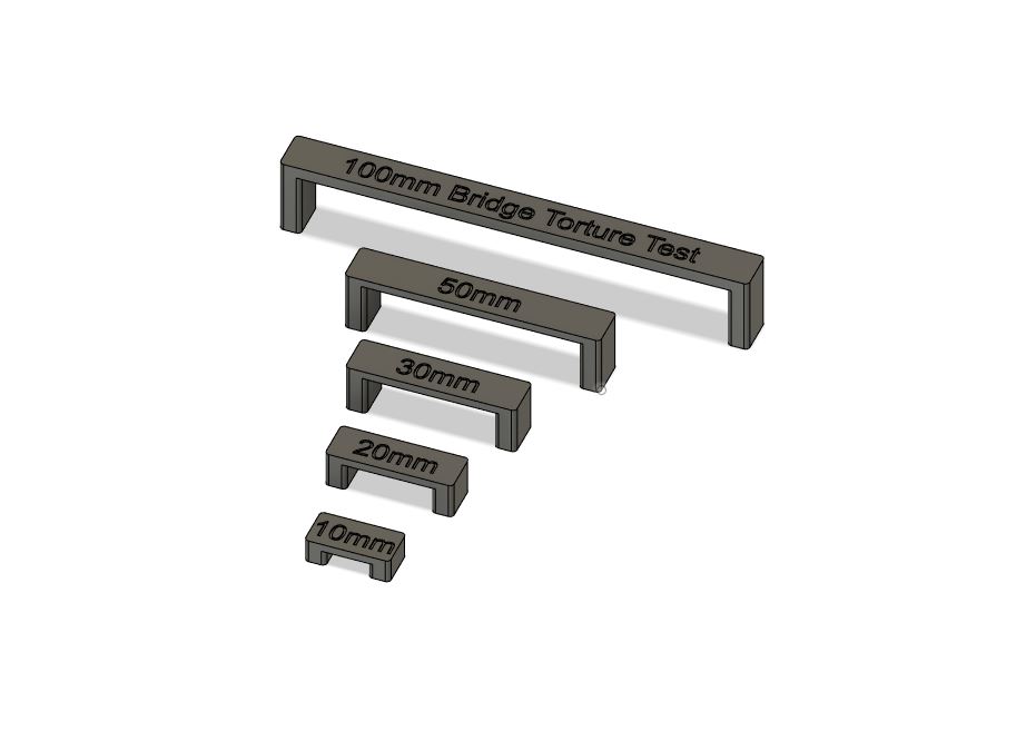 Free STL file Bridge Torture Test・Template to download and 3D print・Cults