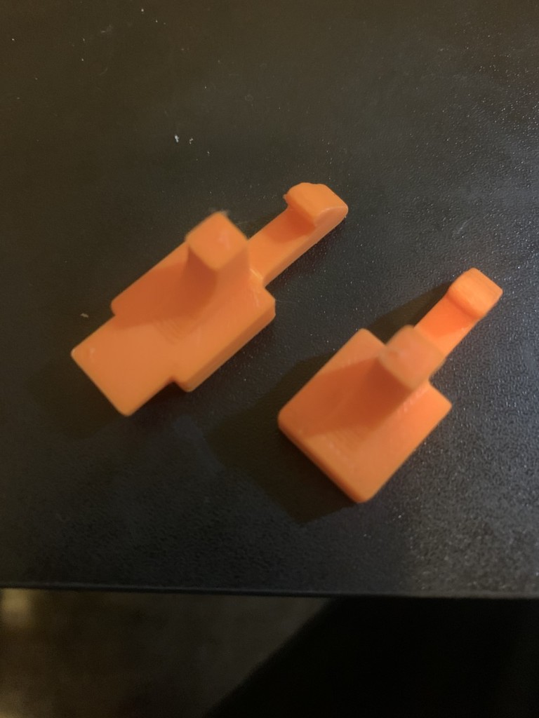 Extended pusher for beer cap gun 3D model