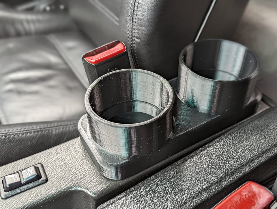 STL file Simple e30 Cup Holder・3D print design to download・Cults
