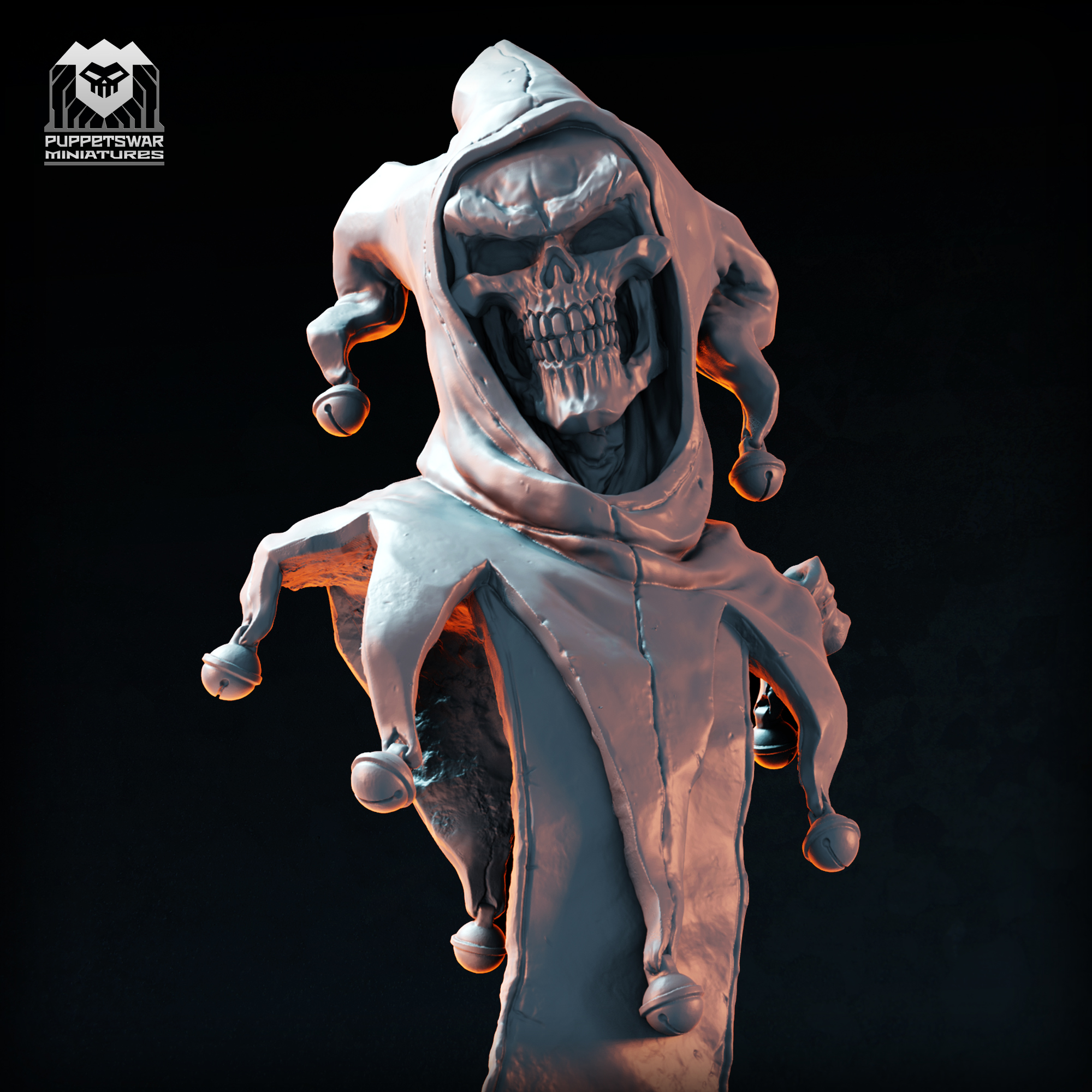 3D file Puppetswar Jester Bust・3D print design to download・Cults
