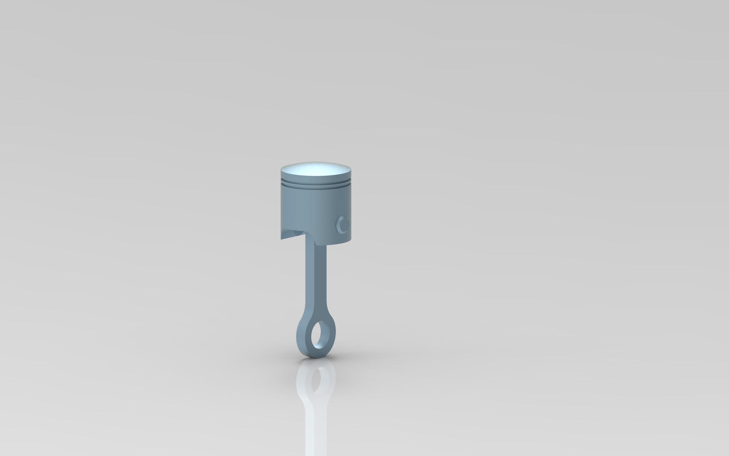 STL file Piston Keychain・Design to download and 3D print・Cults
