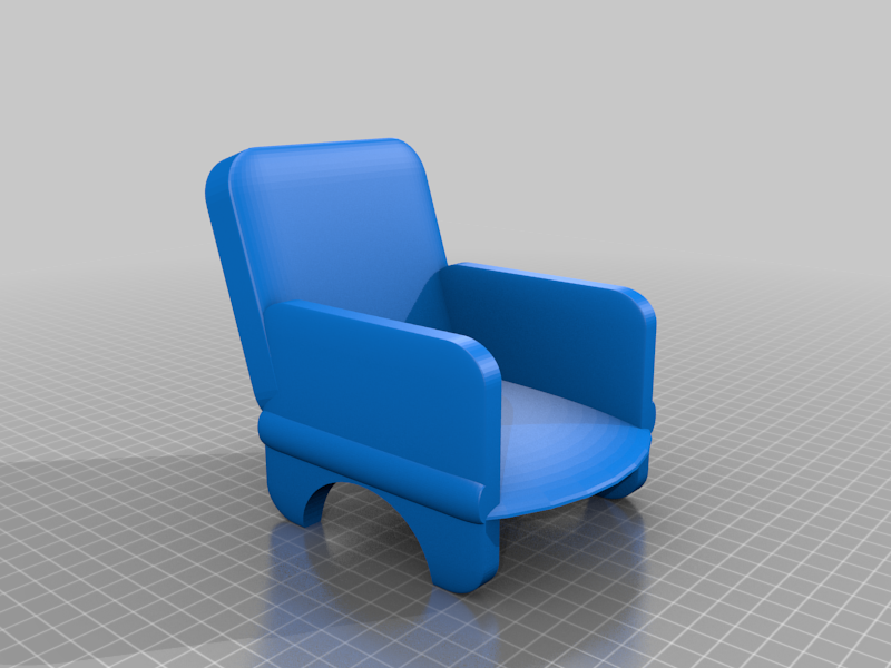 Free 3D file Armchair , Arm chair , Armchair for doll teddy etc 💪・3D ...