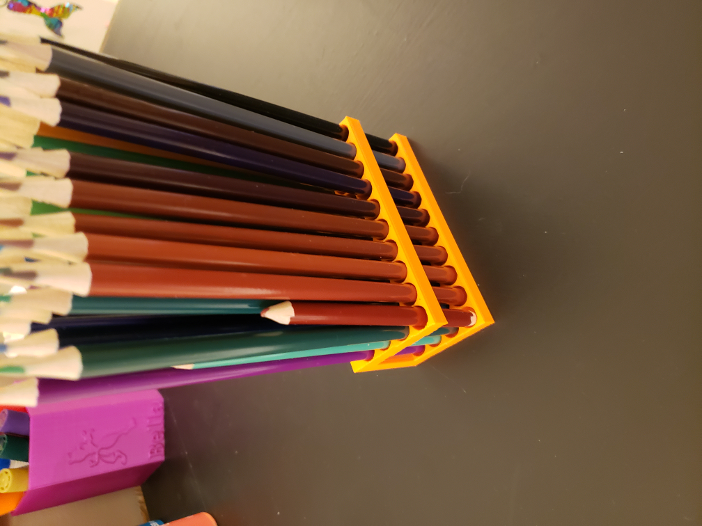 Free 3D file Pegboard Pencil Holder and Mount (Easy Detach) ️・3D