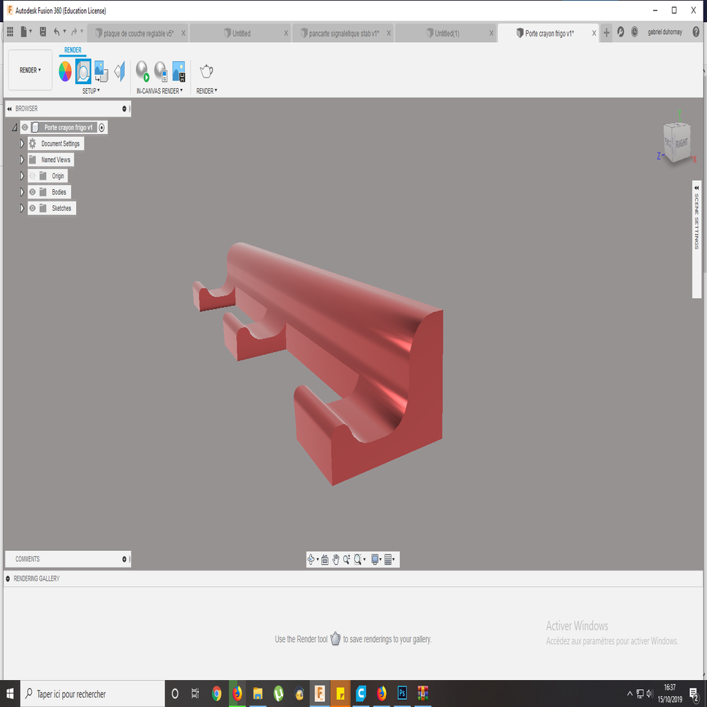 Free 3D file pencil holder magnet・3D printing model to download・Cults