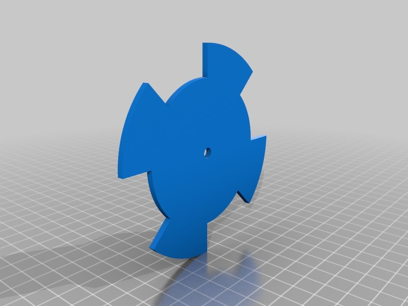 Free 3D file 100mm Encoder Wheel 4T 3mm 5mm・3D printing template to ...