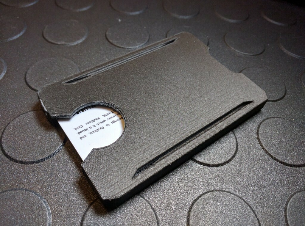 Free 3D file Scout - Minimalist Wallet - Holds 2 Cards・3D printing ...