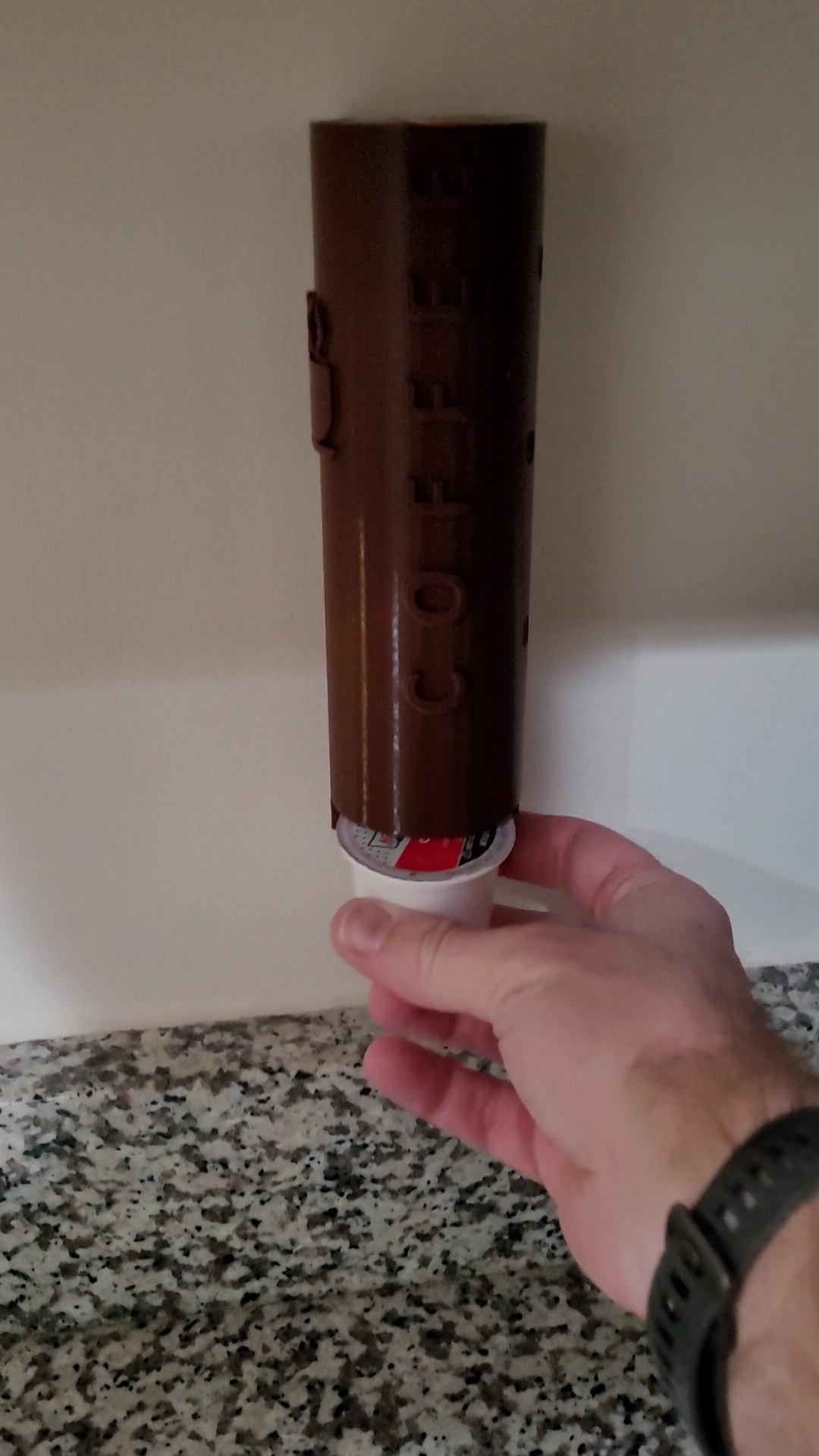 STL file K Cup Holder Wall Mount ☕・3D print design to download・Cults