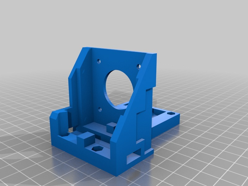 Carridge plate for e3d Titan aero reprappro mendel mono 3D model