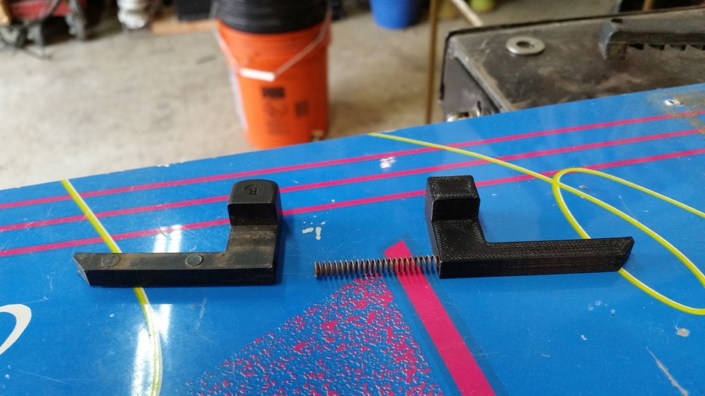 Free 3D file Water Ski Binding Adjustment Toggle Taperflex・3D