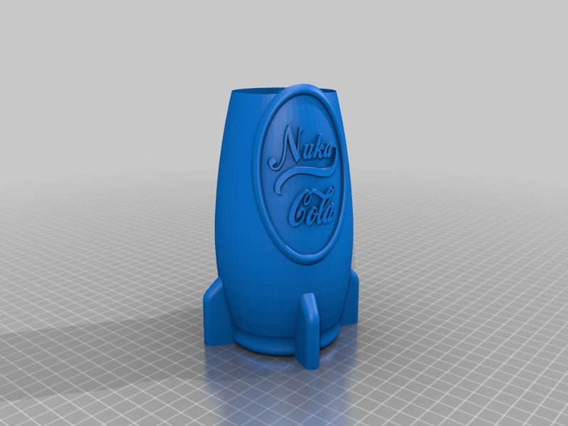 Free 3D file Nukacola Michelob beer holder・3D printable model to
