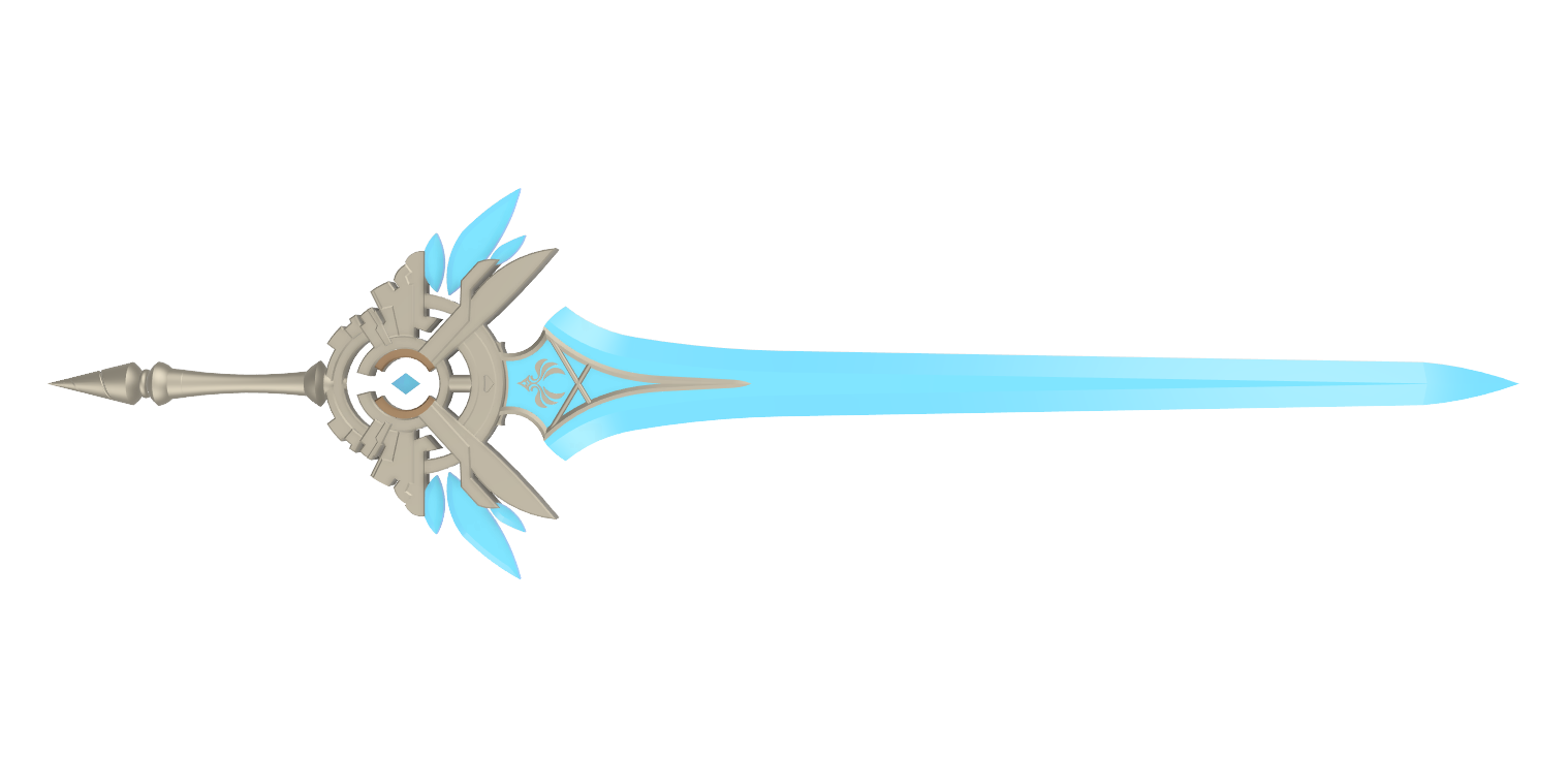 Datei 3D SKYWARD Blade STL FILES [Genshin Impact] 🧸・Design für 3D ...