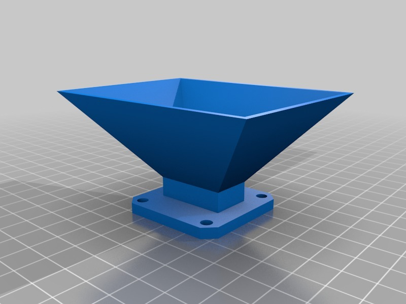 Free 3D file WR90 flange horn antenna・3D printer model to download・Cults