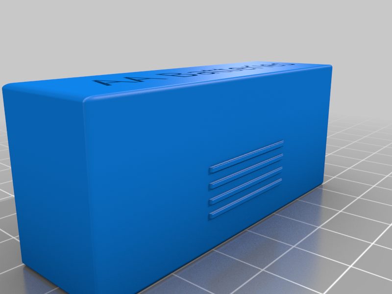 Free 3D file AA Battery Holder・3D printer model to download・Cults