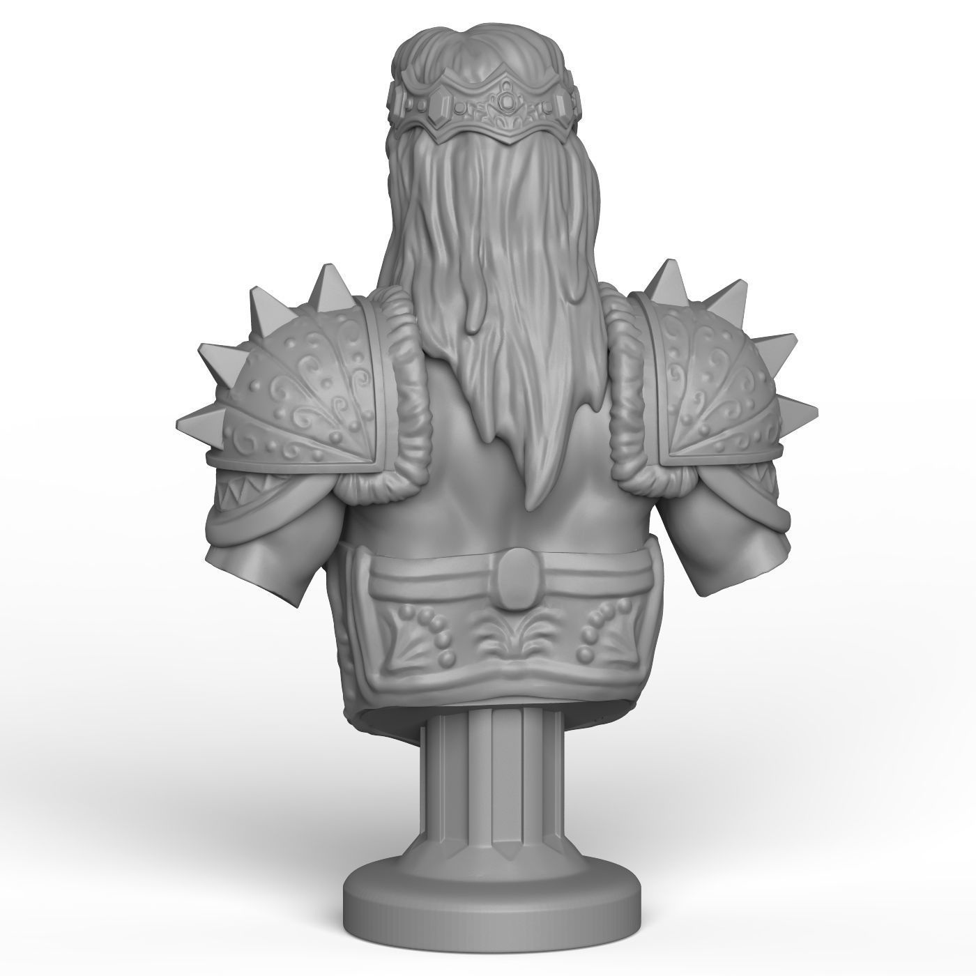 STL file Female Warrior Statue ♀️・3D print design to download・Cults