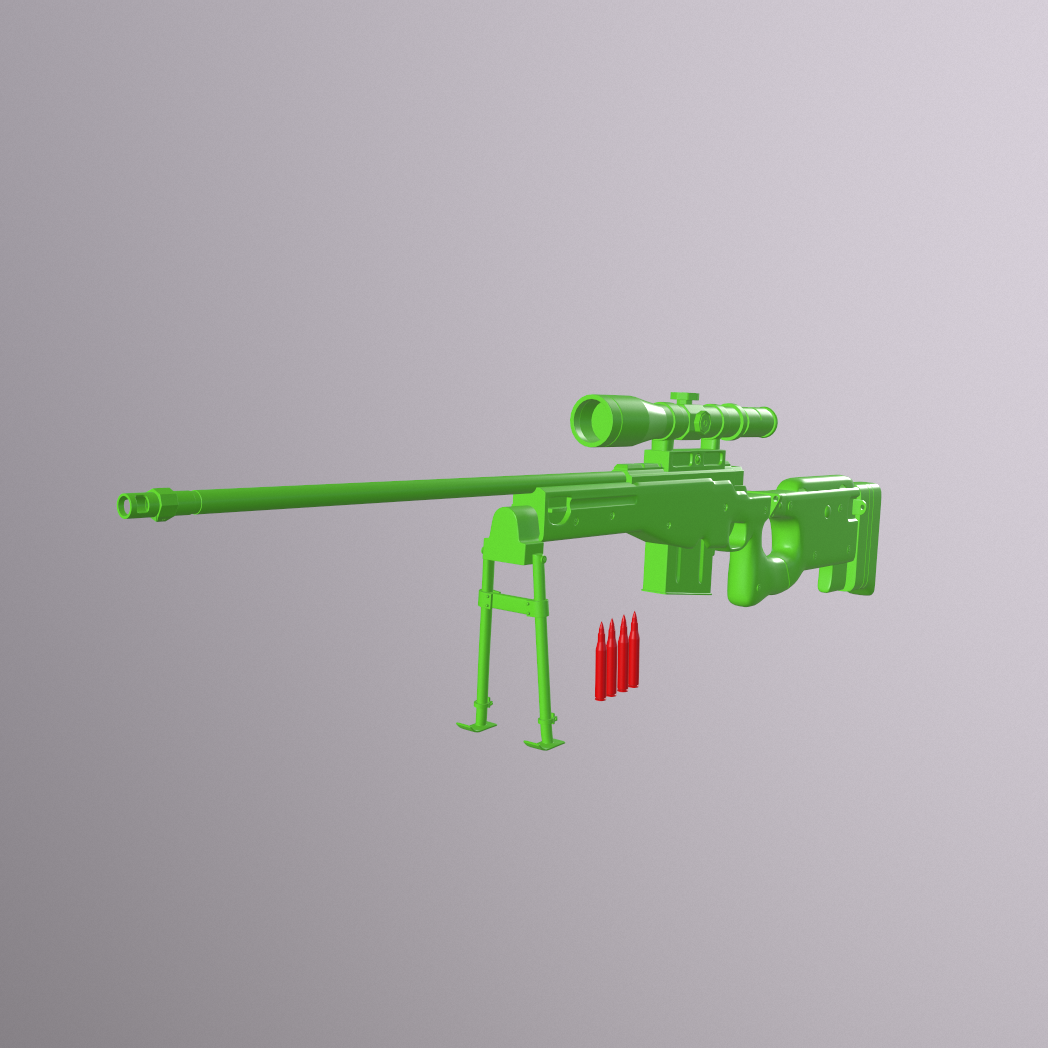 Archivo STL Francotirador AWM・Plan de impresión en 3D para descargar・Cults