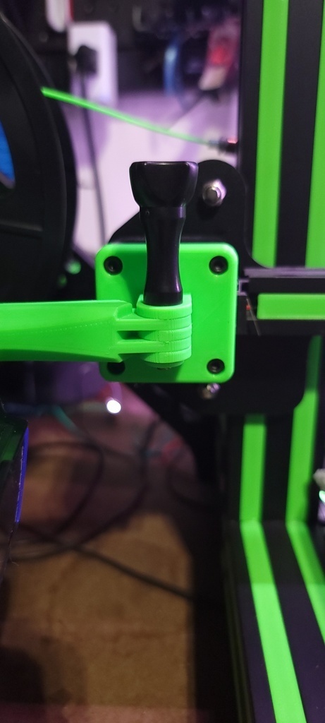 Free 3D file Ender 3 / v2 GOPRO QR Camera Mount / Cover 📷・3D print ...